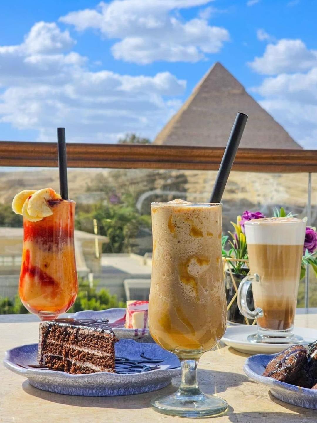 Tree Lounge Pyramids View Inn , Sphinx Giza Kafrat al Jabal Экстерьер фото