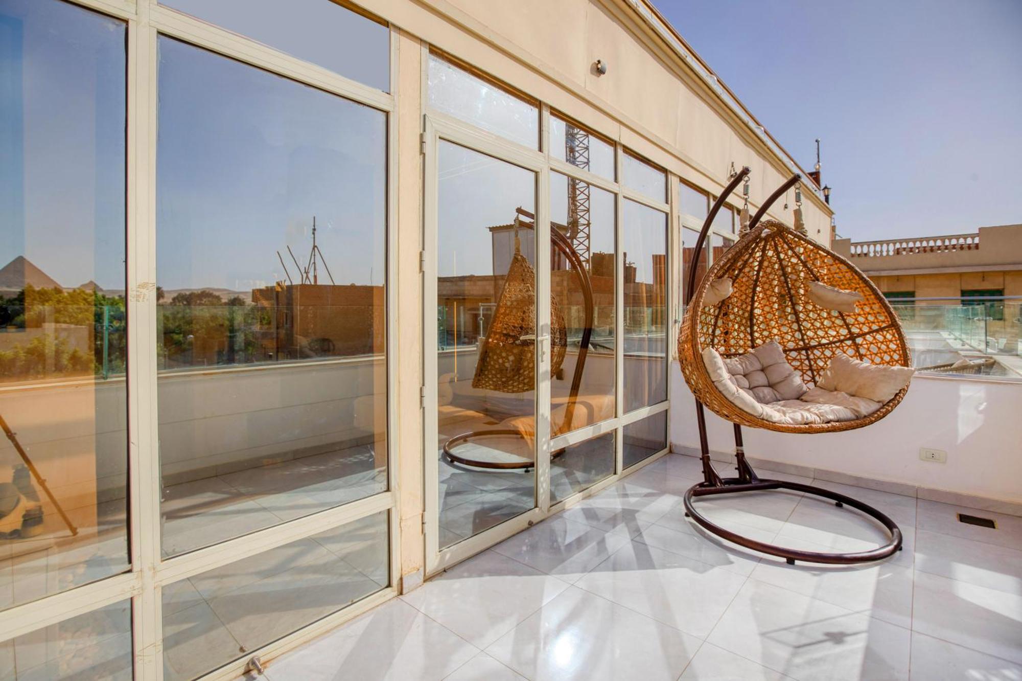Tree Lounge Pyramids View Inn , Sphinx Giza Kafrat al Jabal Экстерьер фото